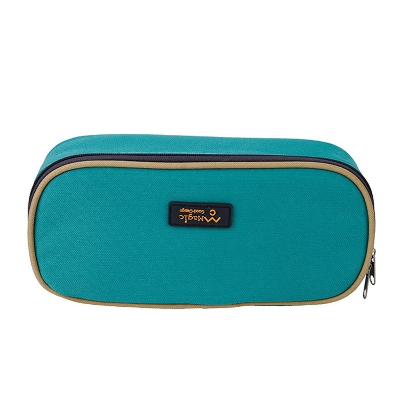 Multifunction School Pencil Case& Bags For Boys And Girls Large Capacity Pen Curtain Box Kids Gift Stationery Supplies - Цвет: GR