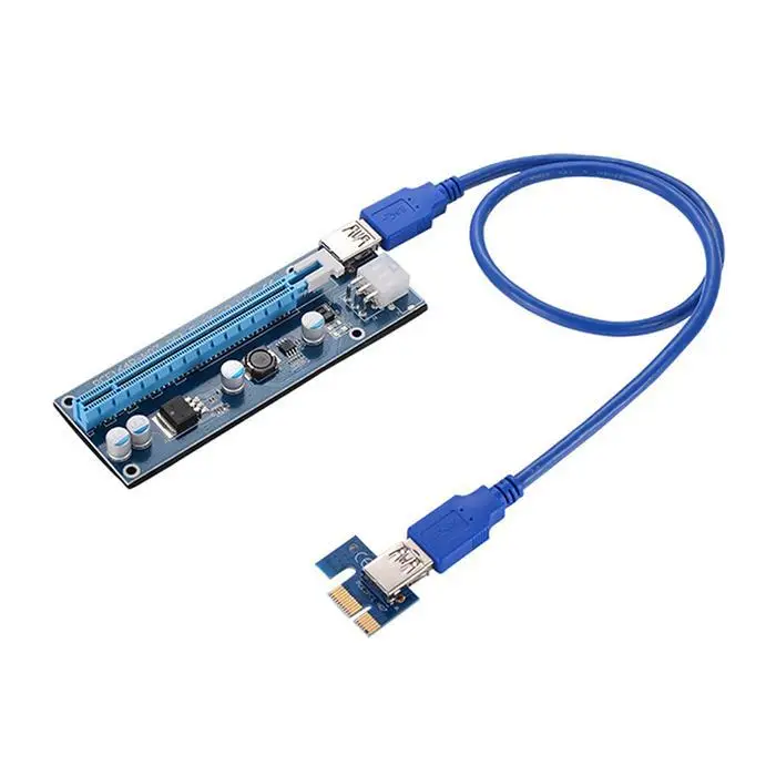 Новая переходная карта pci-e карта USB 3,0 удлинитель Кабель питания PCIE удлинитель Графический кабель для майнинга