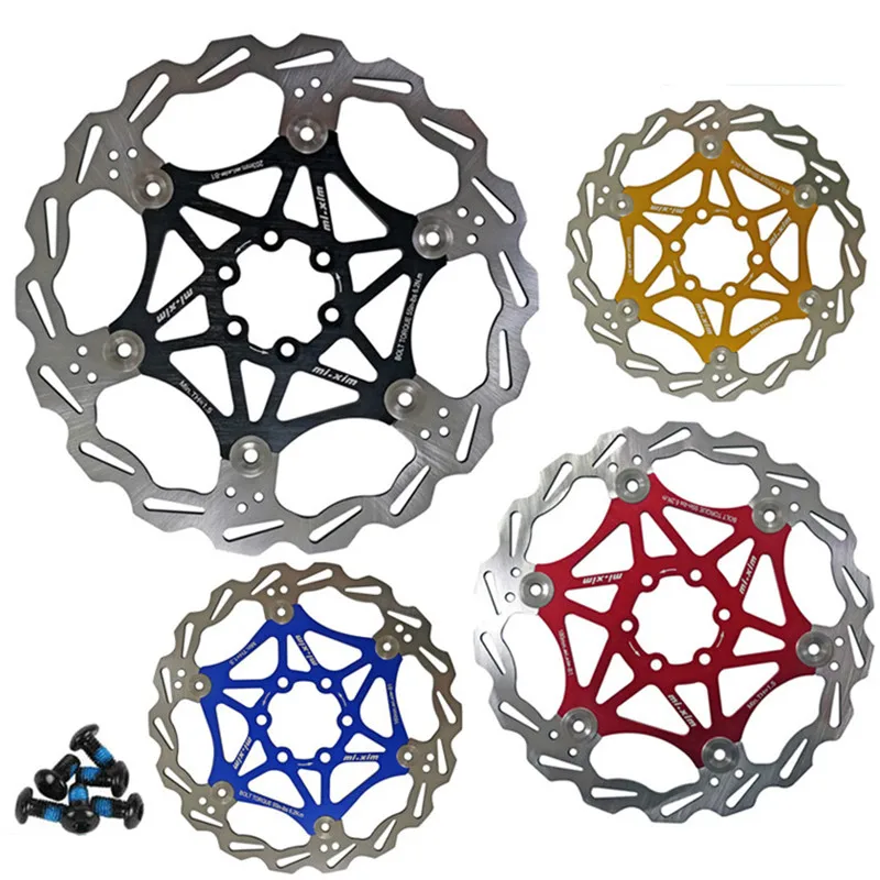 

Bicycle Disc Brake MTB Brake Float Floating Disc Rotors 160/180/203mm Floating Disc Brake Rotor Alloy Float Rotors Bicycle Part