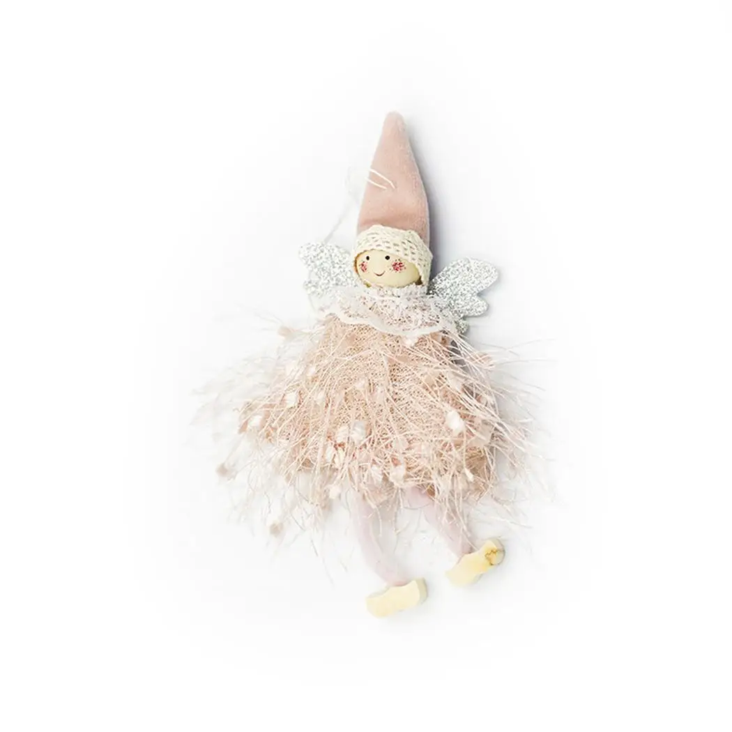 

Creative Little Angle Doll Christmas Tree Pendant Christmas Blue/Dark Green/Grey/Pink/Red/White Decoration