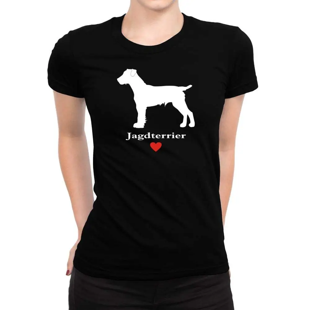 FGHFG Jagdterrier Love Women T-Shirt Unisex men women t shirt | Мужская одежда