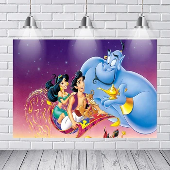 

Photo Background Aladdin Jasmine Princess Prince Flying Mat Custom Photo Studio Background Backdrop Background Photography