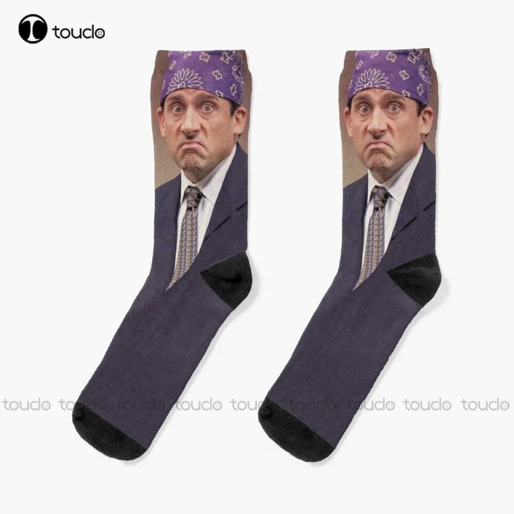 

Prison Mike Socks Socks White Soccer Socks Personalized Custom Unisex Adult Teen Youth Socks 360° Digital Print Christmas Gift