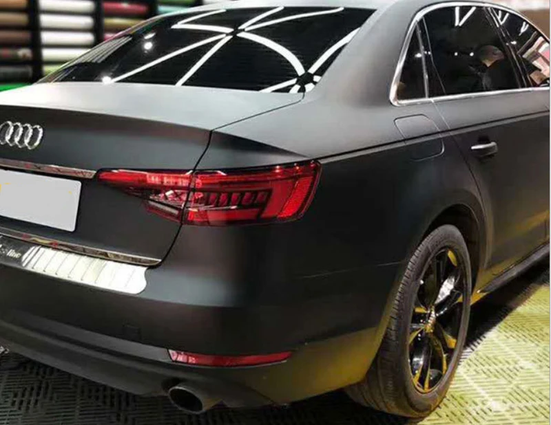 Frosted Black Vinyl Wrap Sticker-2