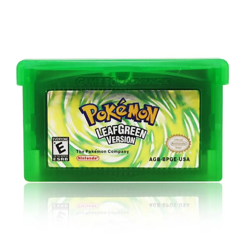 Картридж для видеоигр карта 32 бита Pokemon Изумрудный перфорированный листовой