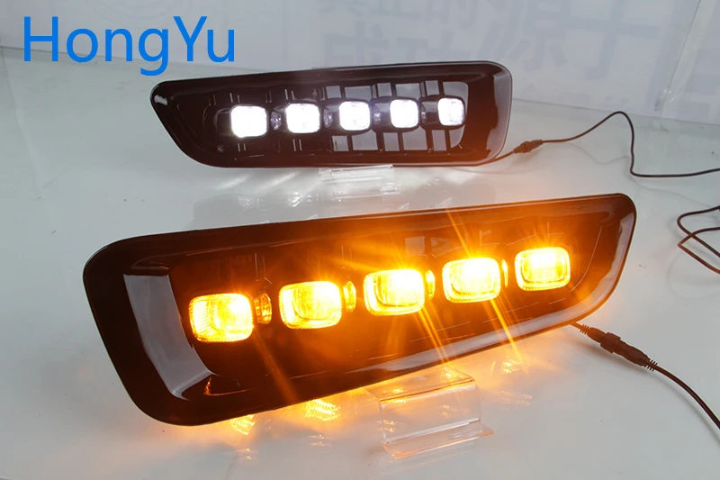 Высококачественные дневные ходовые огни для Ford Ranger Raptor F150 DRL 12V 9-14V поворотные сигнальные огни стоп-сигнал