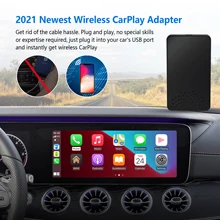 Przewodowy do bezprzewodowego aktywatora CarPlay na 2017-2021 ekran OME lub nieoryginalny samochodowy System multimedialny Android Kenwood/JVC/Pioneer