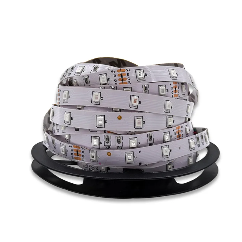 Светодиодный светильник RGB 2835 SMD гибкая лента fita светодиодный 5 м 10 15 20 диод DC 12 В +