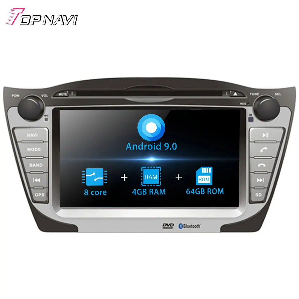 " Android 9,0 Автомобильный gps навигатор для HYUNDAI Tuscon IX35/IX 2009-Стерео Авторадио Авто Радио DVD мультимедиа аудио 2 Din