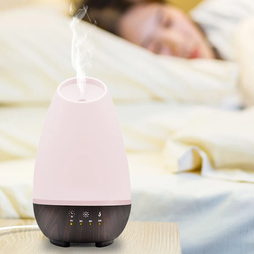 500ml Essential Oil Diffuser Aroma Air Humidifier with LED Light Electric Humidifier Essential Aroma Oil Diffuser Air Humidifier