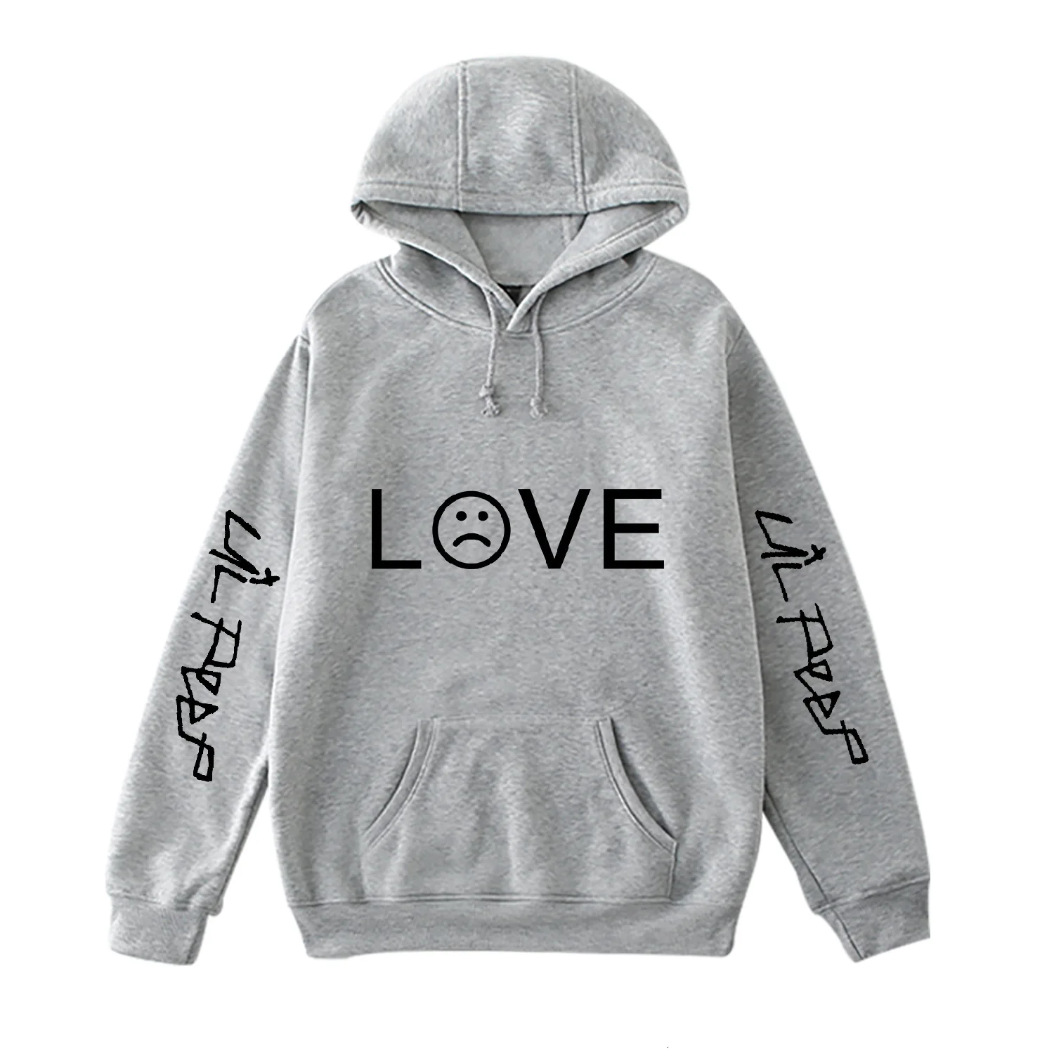 Gray-03 Lil Peep Hoodie, женская, мужская толстовка с капюшоном, Спортивная, негабаритная, с капюшоном,, Fans, толстовка, 4XL, с белым товаром, пальто - Цвет: Gray-03