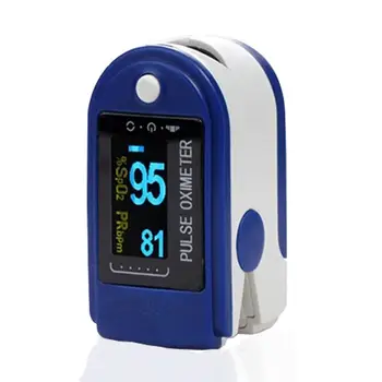 

Finger Oximeter Blood Oxygen Saturation Monitor Portable O2 Saturation Monitor Heart Rate Monitor SpO2 With LED Display