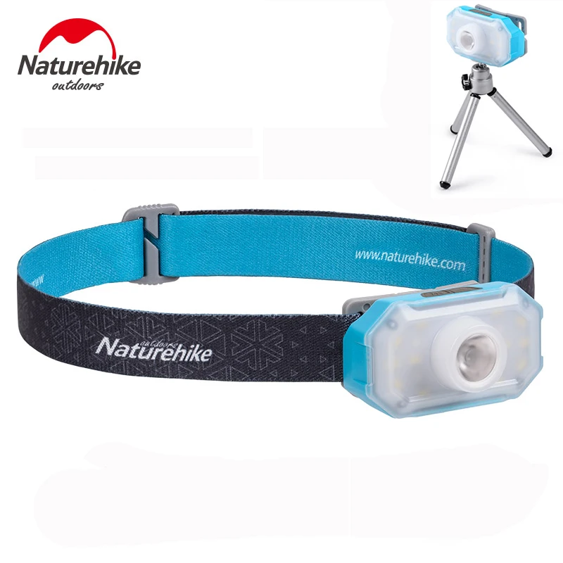 Pre-owned Chance of  Naturehike outdoor LED headlamp fishing headlight 7-90 hours 4 modes tent lamp Torch flashlight cam