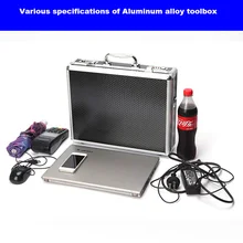 Хорошее качество, алюминиевая ручная коробка с паролем, безопасная коробка для инструментов, коробка для файлов, оборудование, многофункциональная большая коробка с замком