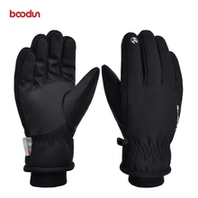 

BOODUN Winter Outdoors Sport Ski Gloves Waterproof Windproof Warm Thermal Fleece Handschoenen Touch Screen Snowboard Ski Gloves