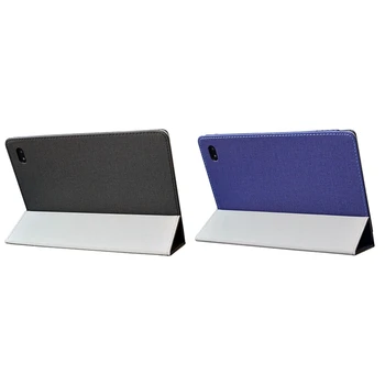 

Ocube 2 Pcs for Teclast T30 10.1 Inch Cover Bracket Cover Tablet Stand Flip Leather Cover, Blue & Black-Gray