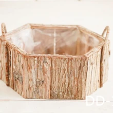 Деревянная миска для фотосъемки новорожденных реквизит для фотосессии винтажный ребенок позирует ведро с ручкой,# P2904