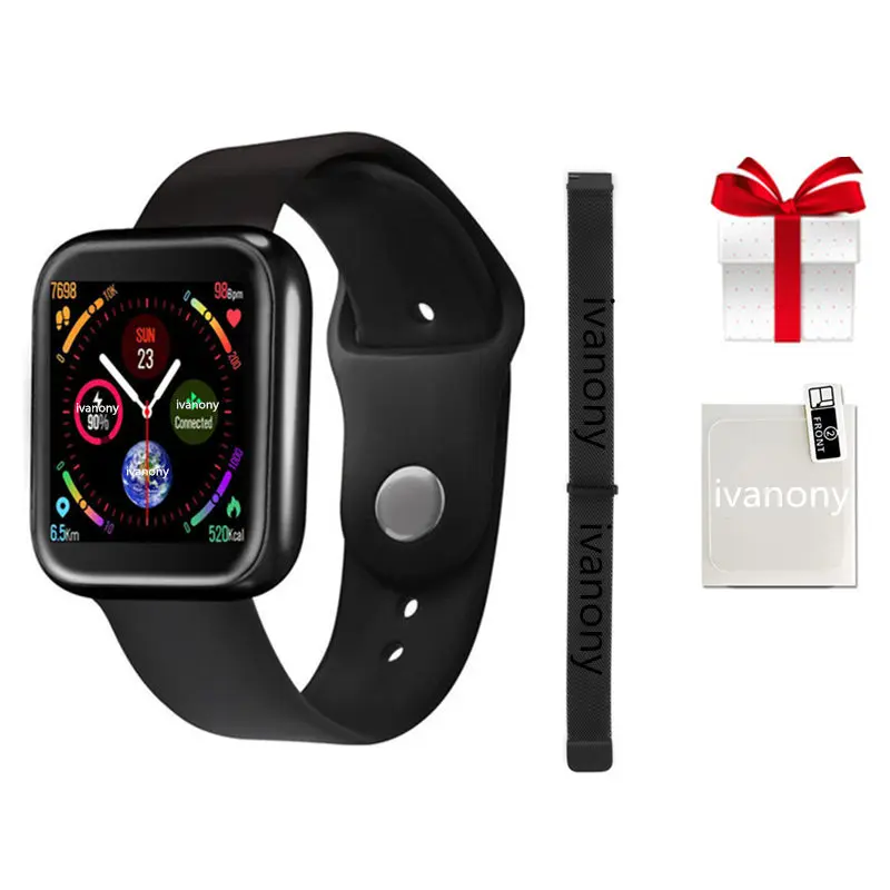

Smart Watch P70 +Strap+FIlm/Set Multi-Sports Smartwatch Blood Pressure Oxygen Call Message Reminder For IOS Android VS P68 b57