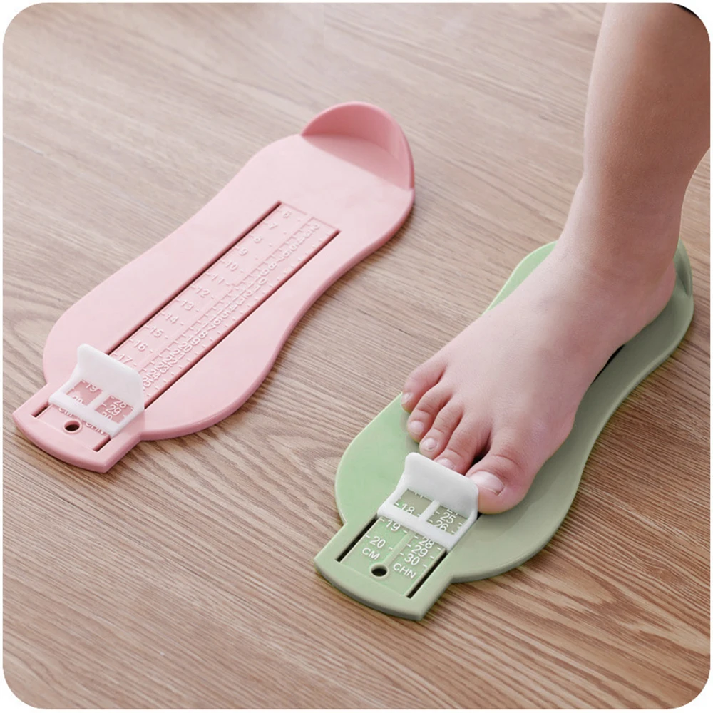 Baby Foot Ruler Kids Foot Length Measuring Device Child Shoes Calculator For Children Infant Shoes Fittings Gauge Tools foot measuring ruler