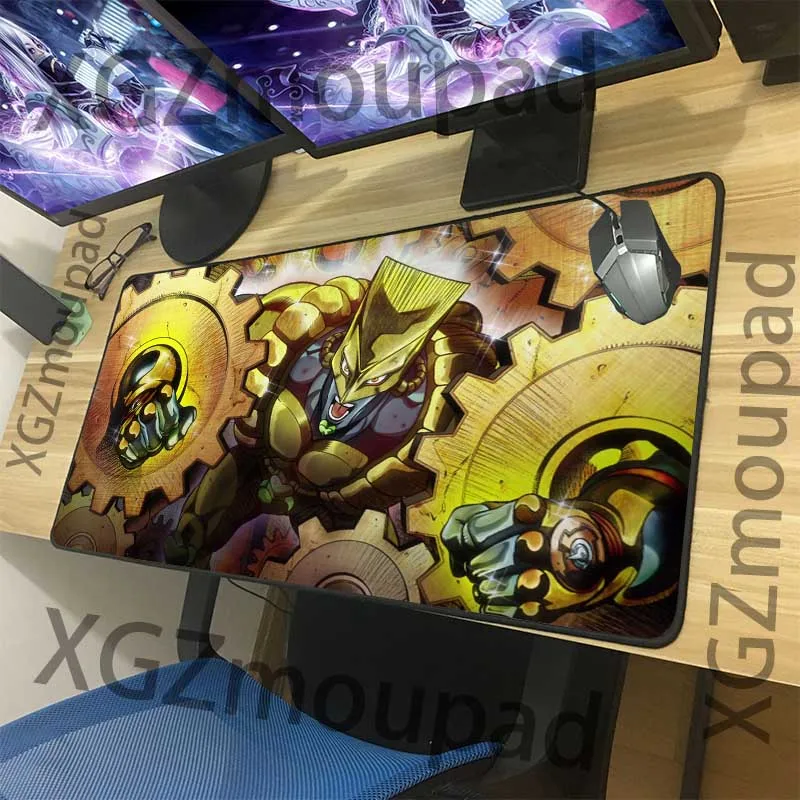  XGZ Custom Large Computer Desk Mats Precision Black Lock Edge JoJo's Bizarre Adventure Mouse Pad No