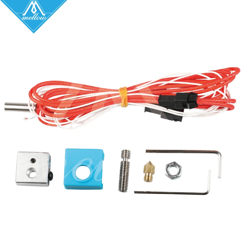 Mellow высокое качество нагреватель силиконовые носки для MK8/MK9 Подогрев блок hotend ender 3 Prusa I3 CR10 сопла 3d части принтера