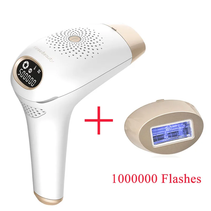Epilator two lamp IPL лазерная Машинка для удаления волос, лазерный эпилятор, эпилятор для удаления волос, триммер для постоянного бикини, электрический эпилятор, лазер, 500000 вспышек - Цвет: Epilator two lamp