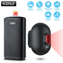 KERUI-alarme de sécurité sans fil DW9, détecteur de mouvement PIR, sans fil, étanche, système de sécurité pour patrouille dans le Garage, bienvenue anti-cambriolage