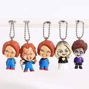 

Child's Play Chucky Tiffany Mini PVC Figure Pendant Toys Dolls 5pcs/set