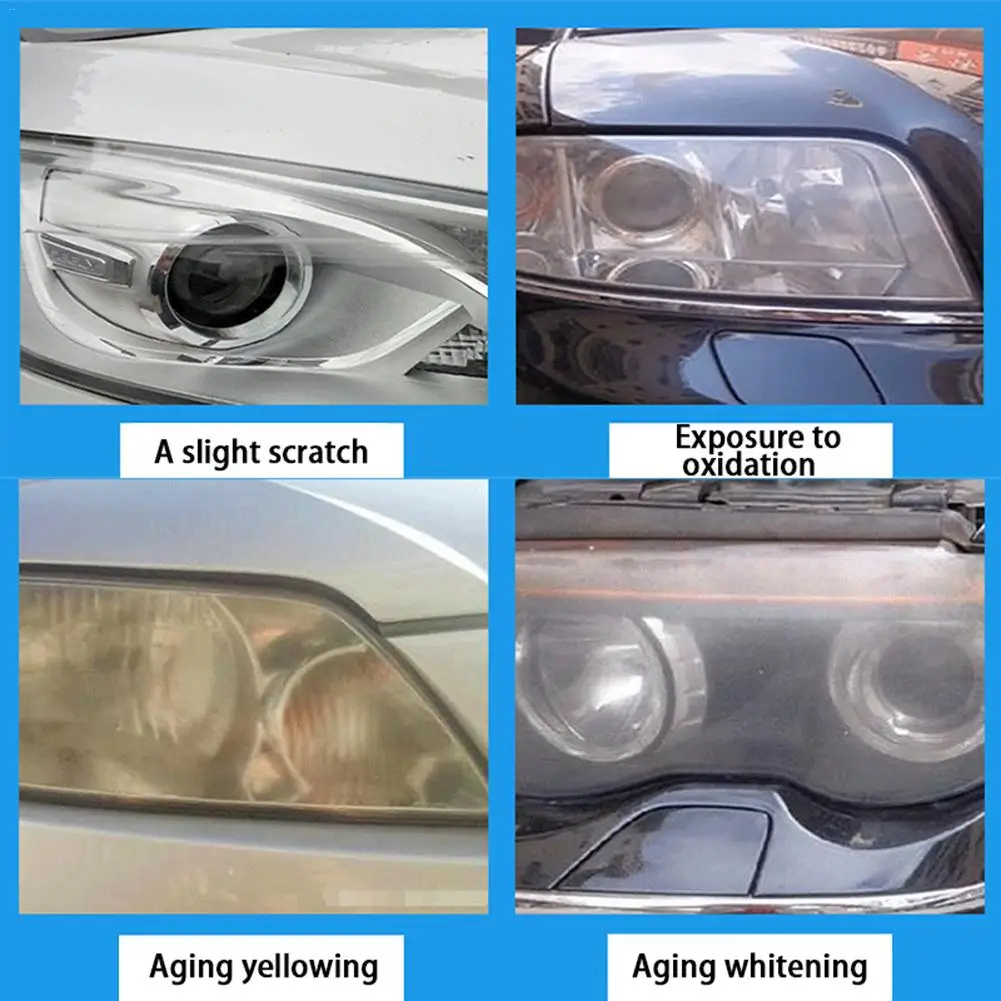 10ML Car Headlight Polish Scratch Renovation Agent Polishing Coat Cars Care Auto Coating Repair Liquid Car Styling