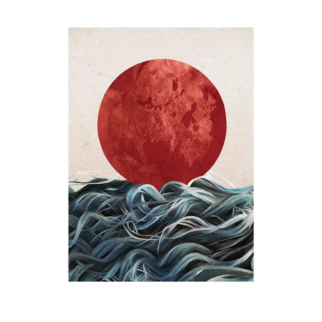 Abstract-Japanese-Sunrise-Seascape-Canvas-Paintings-Posters-and-Prints-Wall-Art-Picture-for-Living-Room-Home (3)