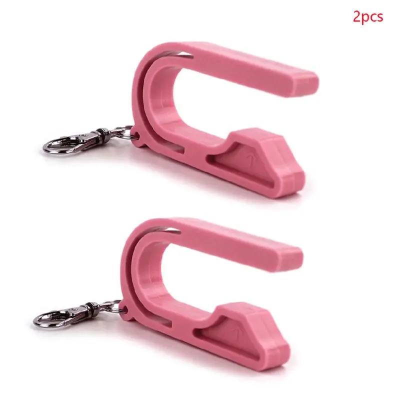 Детский ремень безопасности отстегивающийся брелок инструмент разблокировка автомобиля место для ключа для детей - Цвет: Pink