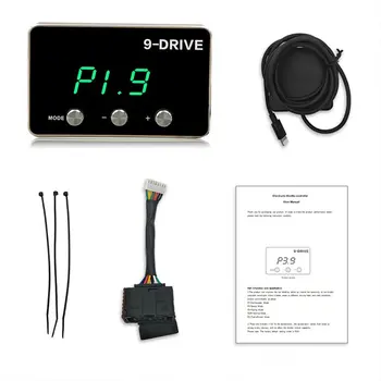 

Smart Electronic Throttle Accelerator 9-Mode Throttle Controller Car Modified Power Accelerator Ultra thin display screen