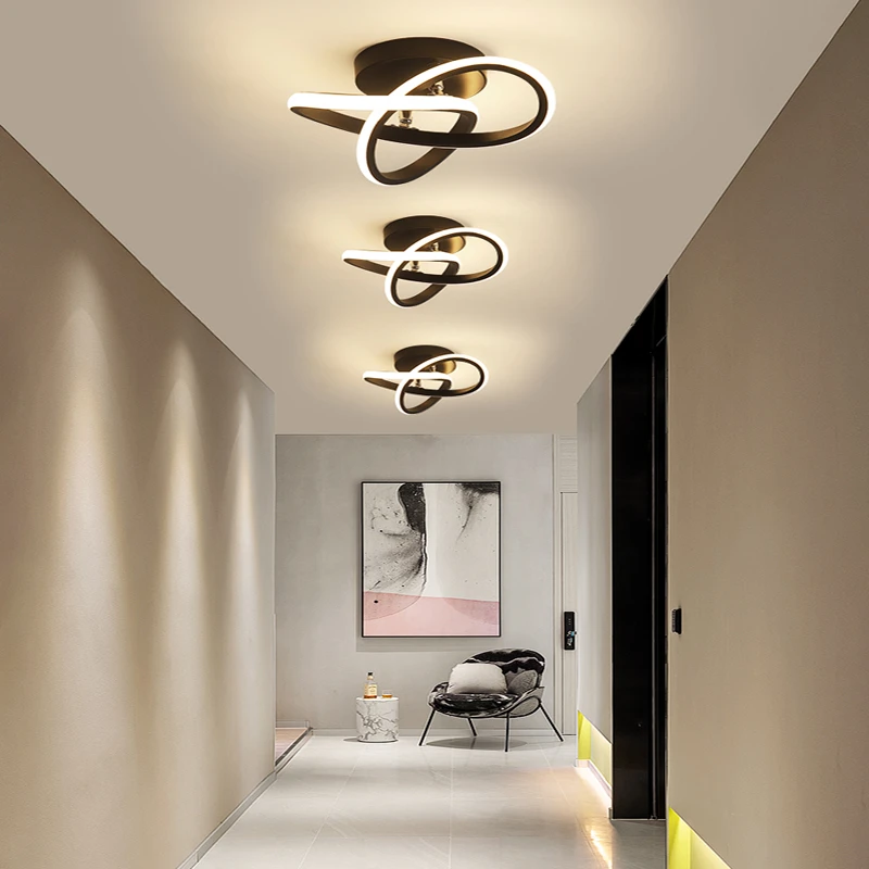 led kitchen ceiling lights Modern LED Ceiling Light Minimalist Balcony Aisle Lamp Home Foyer Corridor Channel Ceiling Lamp Nordic Kitchen Ceiling Lights bedroom ceiling lights