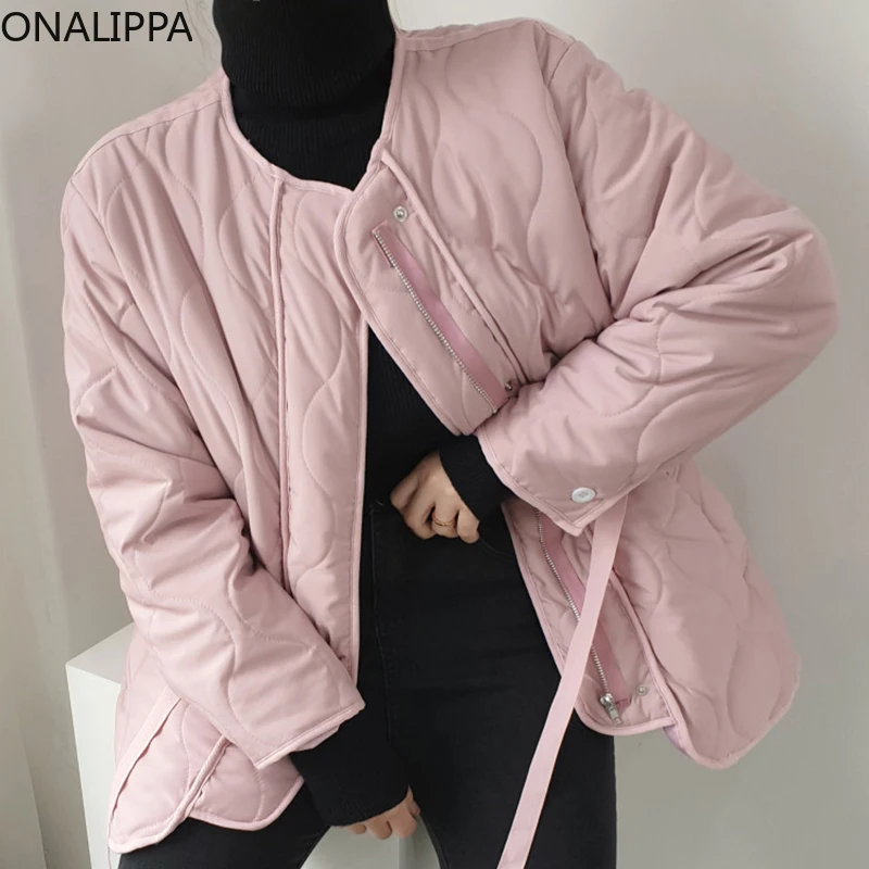 Женская однотонная куртка на молнии с круглым вырезом и длинным рукавом | одежда