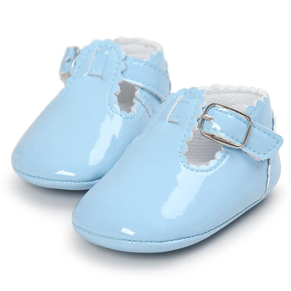 Sky Blue HotBaby/Обувь для малышей на мягкой подошве с буквенным принтом; повседневная обувь; 812 - Цвет: Sky Blue