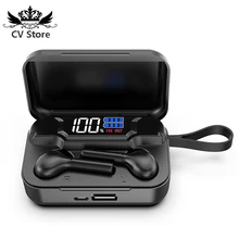 Outmix K18 True Wireless Earbuds Bluetooth Earphones Touch Control with 2200mAh Charging Case Power Display TWS Stereo Earphone