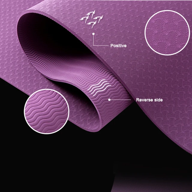 Yoga Mat 1830 570 6mm TPE Yoga Mats Position Line Non Slip Mat Yoga Beginner Environmental