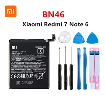 

Xiao mi 100% Orginal BN46 4000mAh Battery For Xiaomi Redmi 7 Redmi7 Redmi Note 6 Redmi Note6 Note8 Note 8 BN46 Batteries +Tools