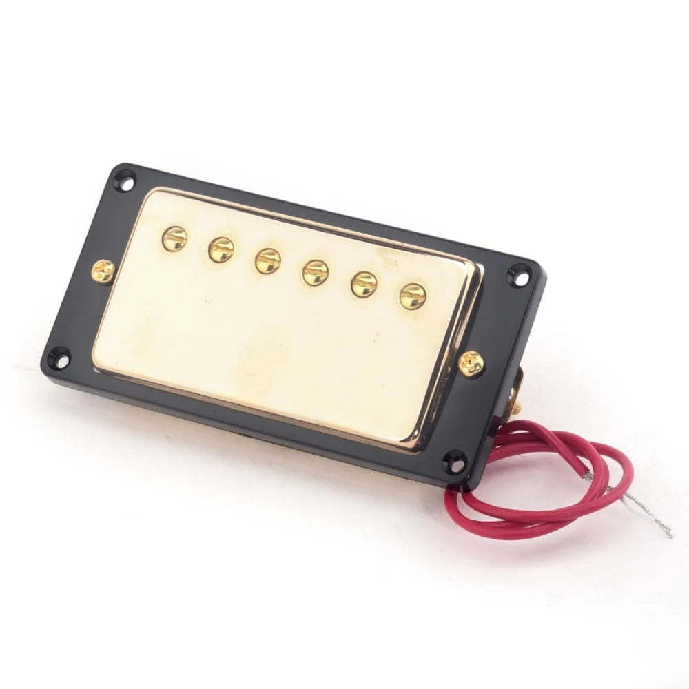 Musiclily Pro 50 мм шея и 52 мм мост хамбакер ЗВУКОСНИМАТЕЛИ ДЛЯ Les Paul Стиль гитары мост, золото