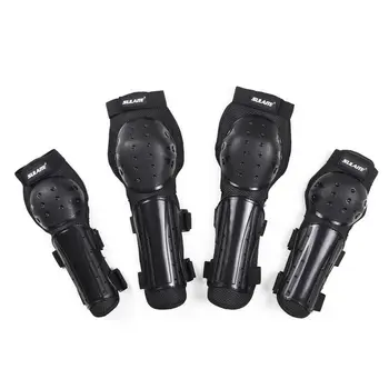 

4pcs/set Elbow Knee Sleeve Pad Flexible Adjustable EVA Foam PE Shell Arm Leg Protective Guard Protector Moto Accessories