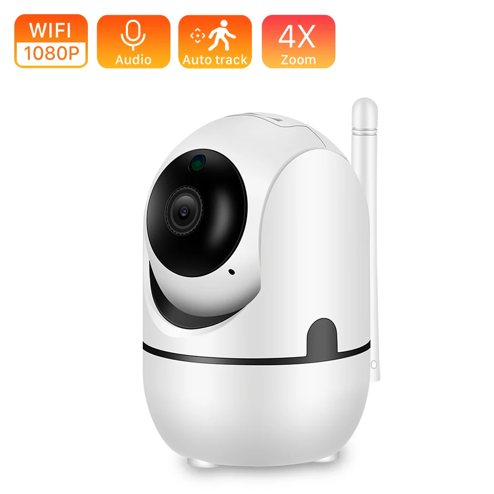 Камера видеонаблюдения Cloud 1080P PTZ IP автоматическое слежение 2 МП домашняя сеть Wi-Fi