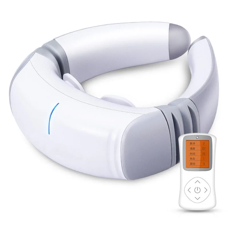  Electronic Pulse Cervical Massage Device Wireless Smart Vibration Kneading Hot Compress Massager Re - 4000404723343