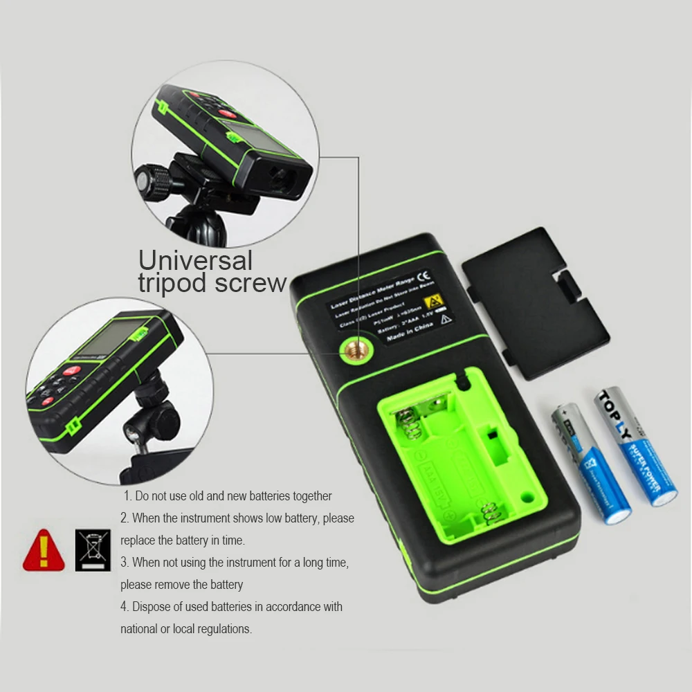 Laser Rangefinder distance meter 50m 60m 40m Laser Distance Meter Digital Laser Tape Range Finder Build Measure laser ruler