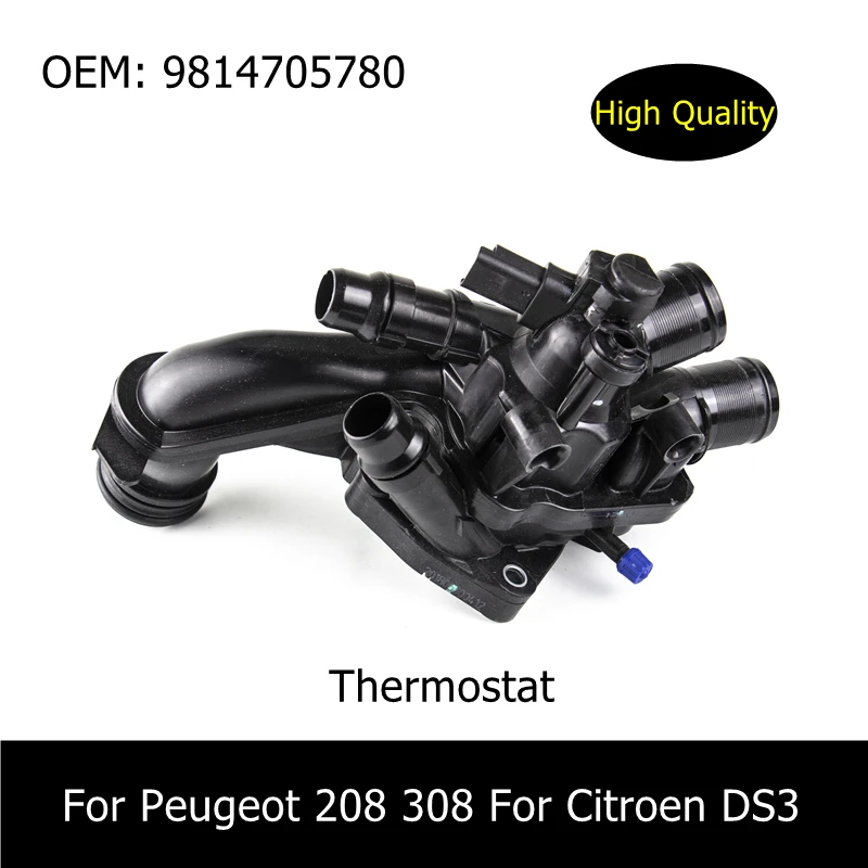 

9814705780 New Coolant Water Flange Thermostat Housing For Peugeot 208 308 3008 5008 For Citroen DS3 DS4 DS5 C4 Picasso 1.6 THP
