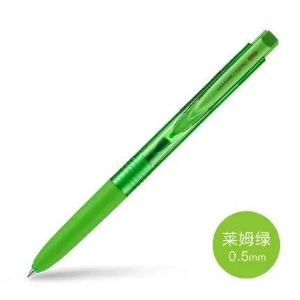 12 шт./лот Mitsubishi Uni ballSigno RT1 UMN-155 0,5 мм 10 цветов гелевая ручка/0,38 мм Черная гелевая ручка для письма - Цвет: light green