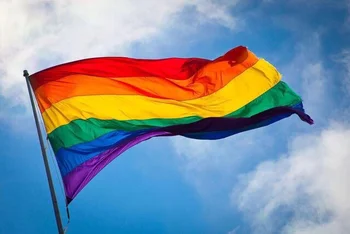 

Gay Rainbow Funny Flag Outdoor Hand American Pansexual Lesbian Flags And Banners Bisexual Banderas Procession Decoration QEA60QZ