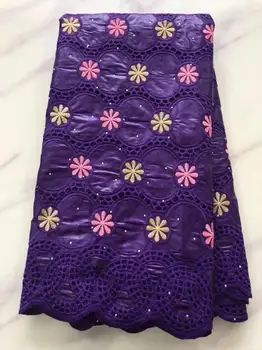 

2020 New Arrival Perforated Bazin Brode 5Yards African Basin Riche Fabric Embroidery Stones Guinea Brocade Fabric for Wedding