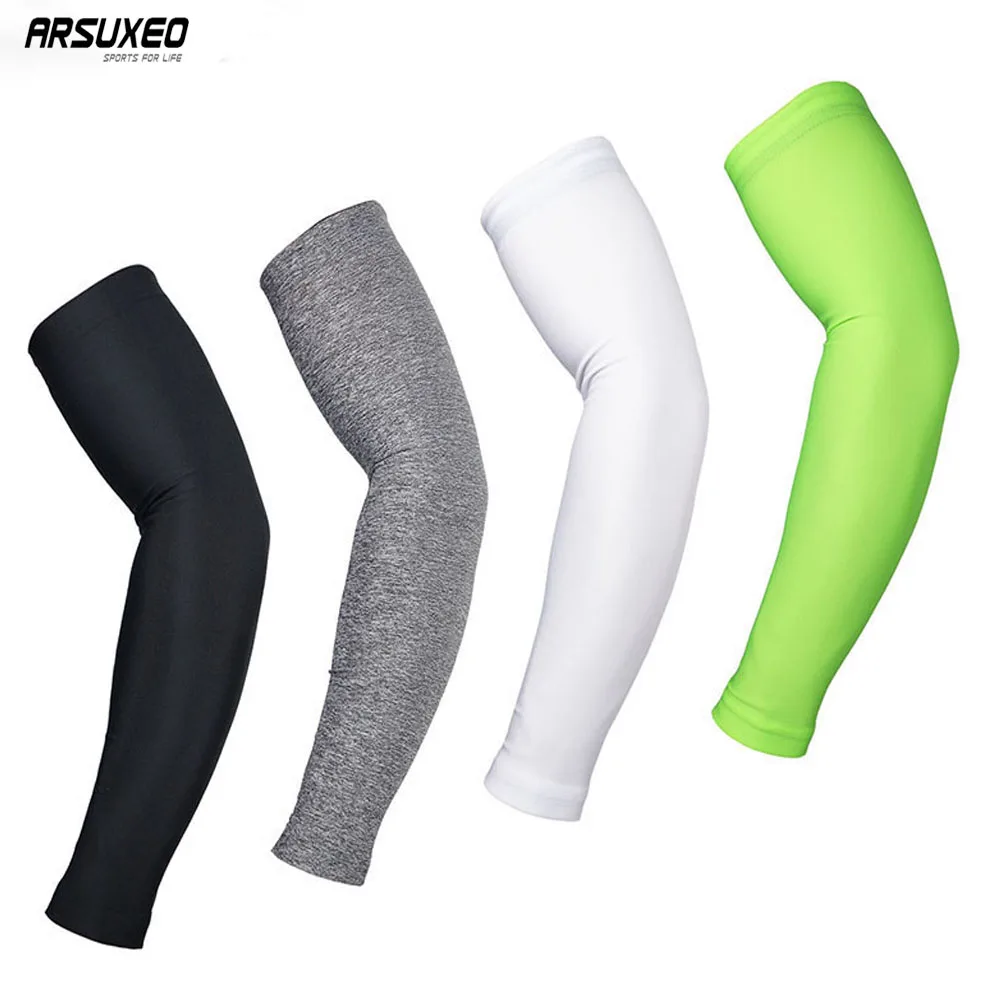 ARSUXEO-Cycling-Arm-Sleeve-Men-Women-MTB-Bike-Bicycle-Arm-Warmer-UV-Protection-Golf-volleyball-Running
