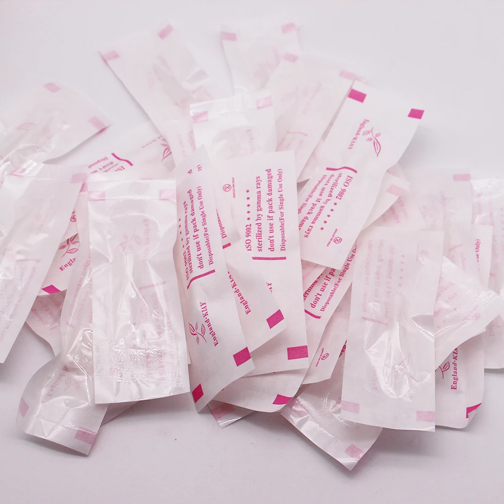 50 Pcs Disposable Big 1RL Caps Permanent Makeup Needle Tips Tattoo Needle Spouts For Tattoo Eyebrow Machine