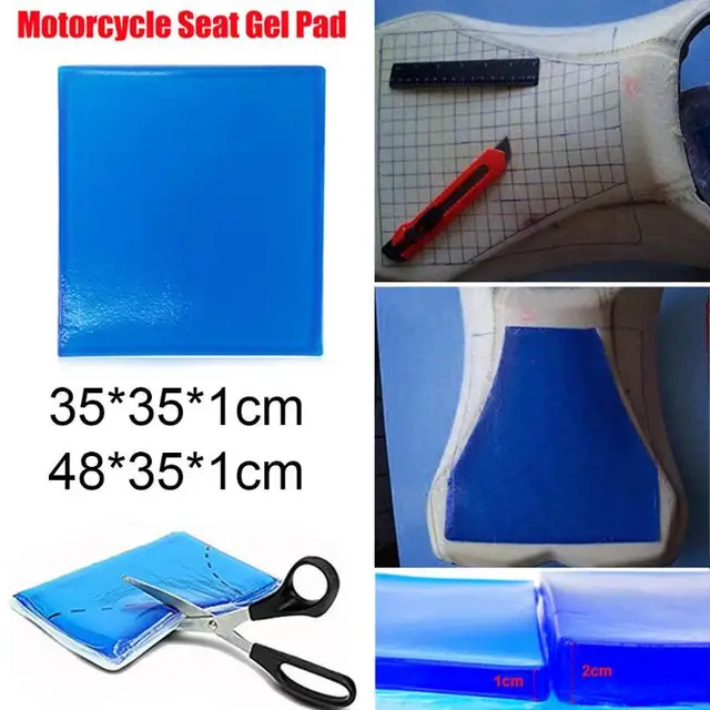 US $9.50 Soft Ice Cooling Motorcycle Seat Gel Pad Shock Absorption Mat Comfortable Cushion Moto Bike Scooter